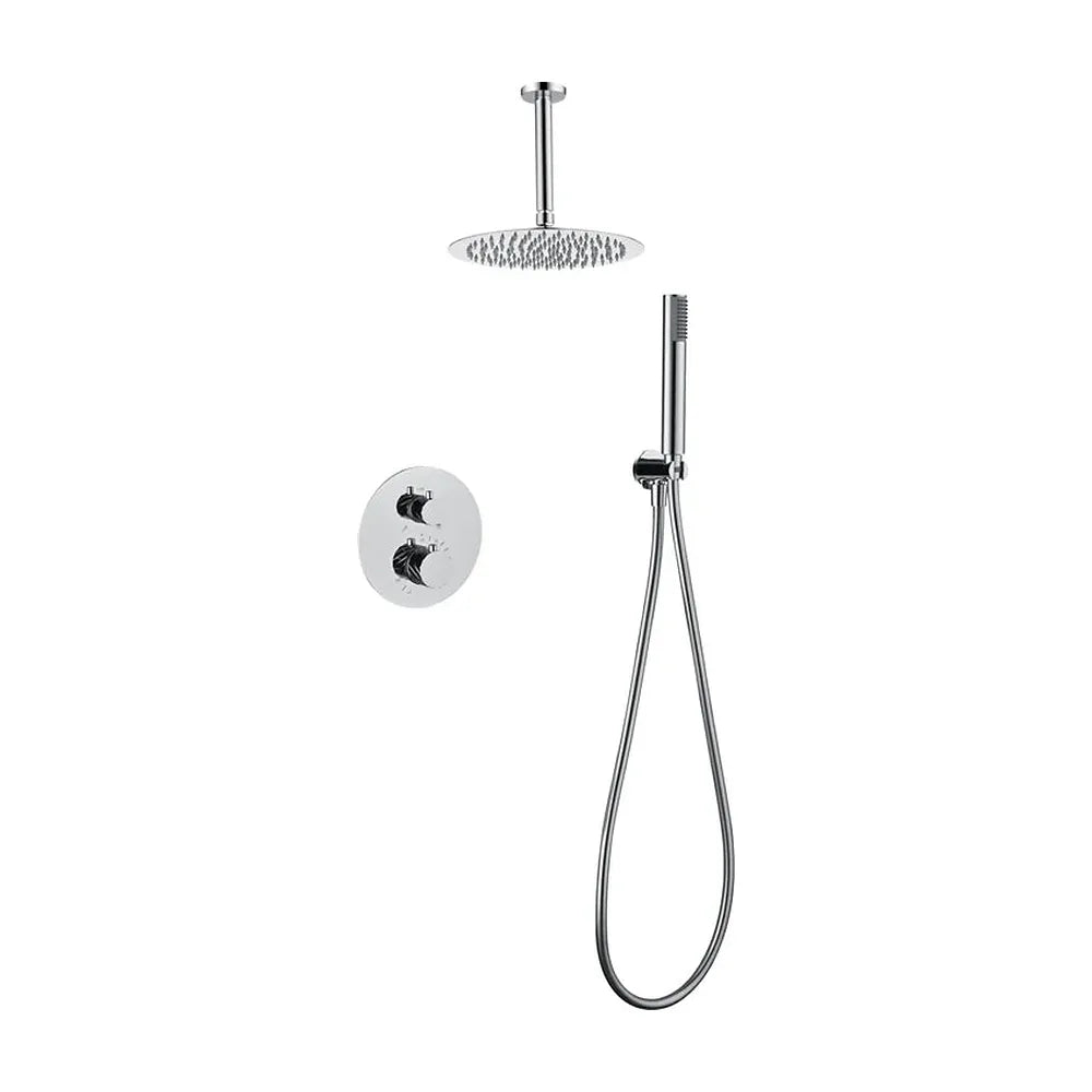 Conjunto ducha termostático empotrado Palau cromo Imex Imex