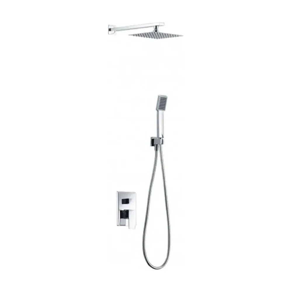 Conjunto para duchas de pared con un diseño moderno en acabado cromado Dublin de Imex Imex