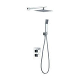 Thermostatic shower set with 3 modules and modern chrome finish Cies by Imex