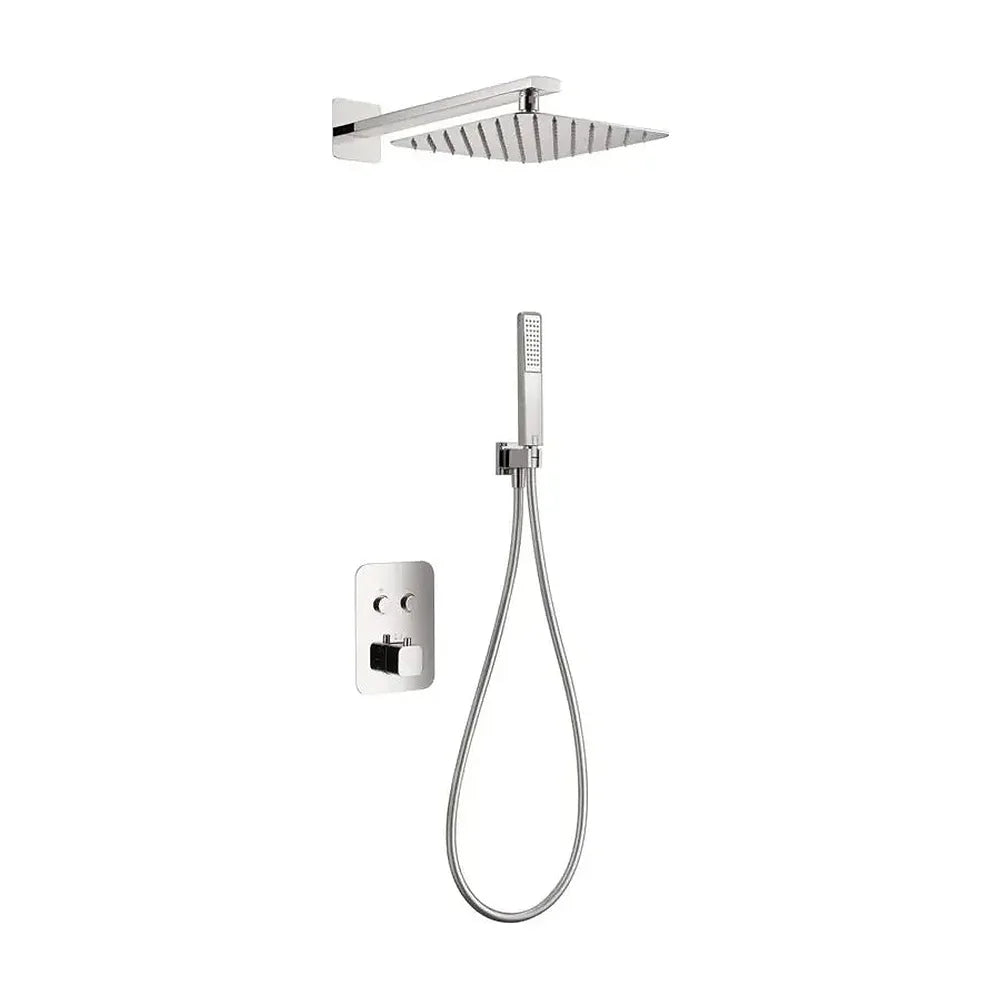 Conjunto termostático para ducha con 3 módulos con un diseño moderno de acabado cromado Madeira de Imex Imex