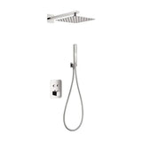 Set termostatico per doccia con 3 moduli dal design moderno con finitura cromata Madeira di Imex
