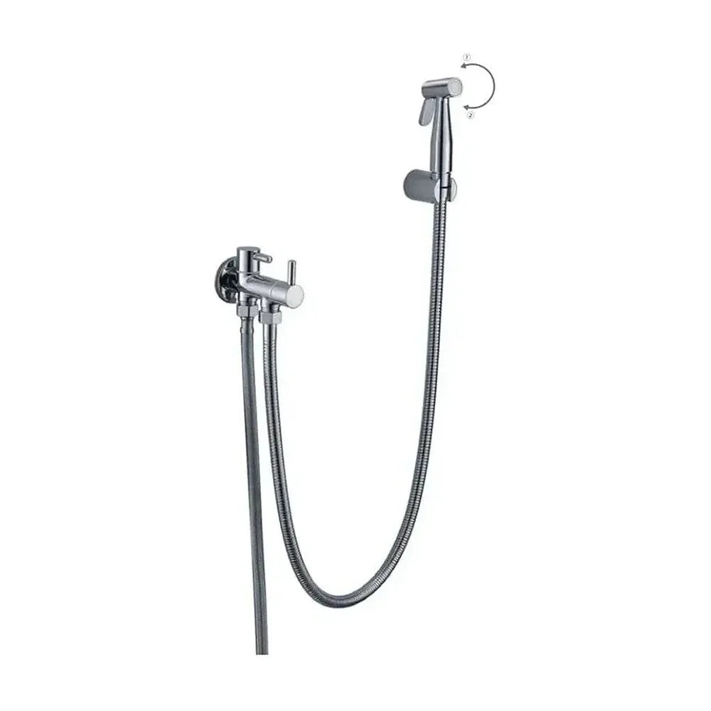 Ducha higiénica con grifo monomando de mango flexible con un acabado cromado Ness de Imex Imex