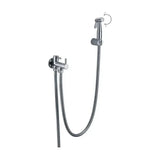 Handheld bidet sprayer, single lever faucet, flexible handle, chrome finish Ness by Imex