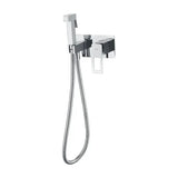 Hygienic shower with brass single lever faucet chrome finish Suecia by Imex