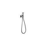 Handheld bidet shower, single lever faucet, brass construction, brushed nickel finish, Munich by Imex