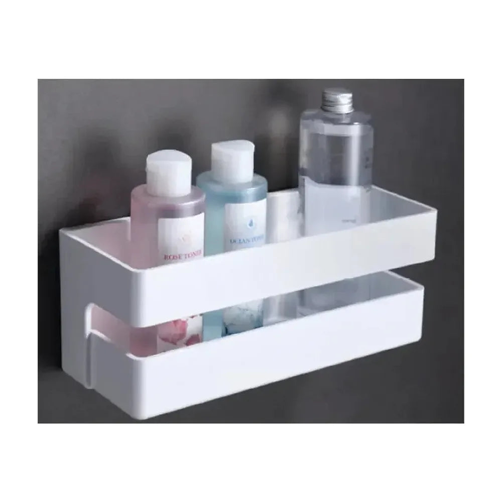 Estante rectangular para baño con diseño moderno fabricado en pvc de color blanco de Imex Imex