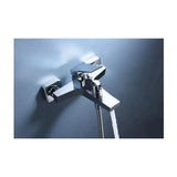 Single lever bathtub and shower faucet, brass body with chrome finish, Art by Imex