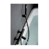 IMEX LINE BTD038-4BGM Robinet thermostatique pour baignoire et douche au design élégant, couleur black gun metal line