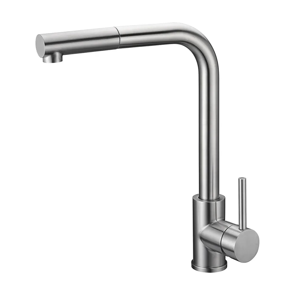Plano de medidas y cotas técnicas de Grifo de cocina Malta acero S.316 de Imex