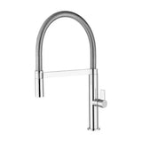 Kitchen faucet single handle high arc brass with chrome finish Laos by Imex
