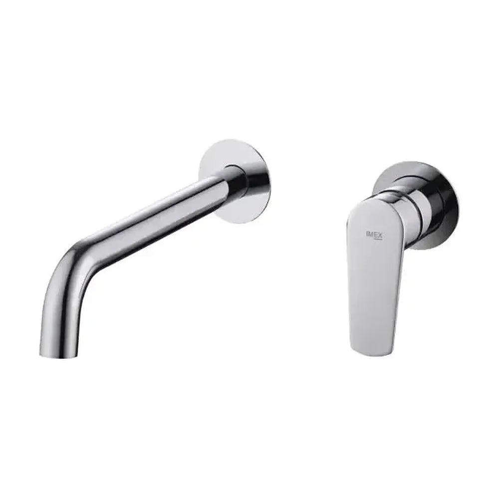 Grifo de lavabo empotrado monomando fabricado de latón con acabado cromado Belgica de Imex Imex