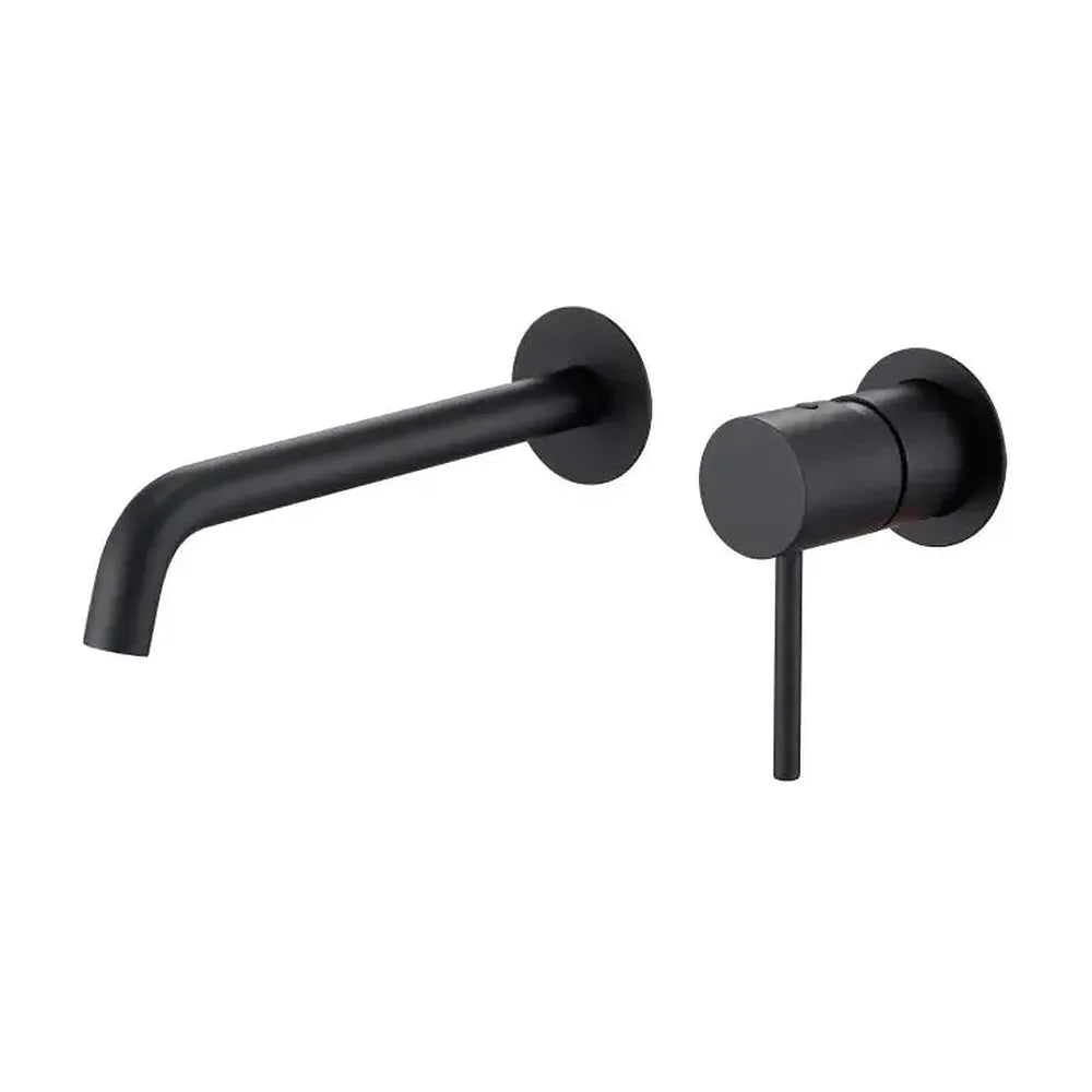 Grifo de lavabo monomando empotrado en latón negro mate sin caja de registro Monza de Imex Imex