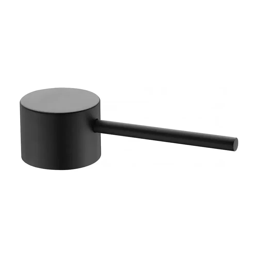 Vista principal de Grifo de pared monomando de bañera y ducha empotrado negro mate stick Milos de Imex