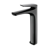 Single lever tall basin faucet brass with black matte finish Delos by Imex