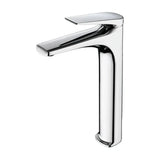 Grifo monomando con caño alto para lavabo fabricado en latón con acabado cromado Delos de Imex