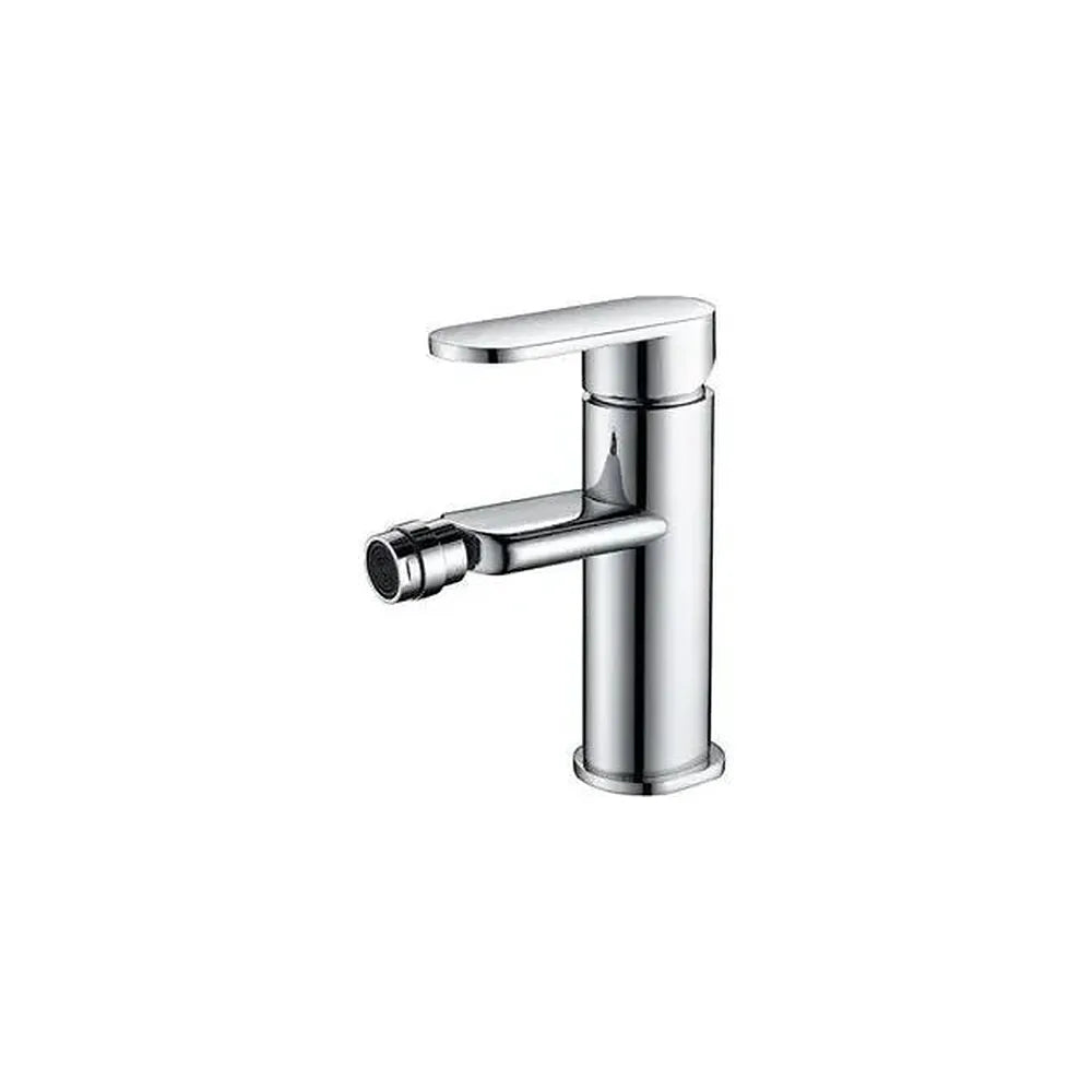 Grifo monomando de latón cromado para bidé con diseño redondeado 12,5x17 cm Sinitra de Imex Imex