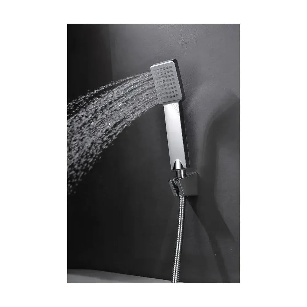 Vista principal de Grifo monomando empotrable para bañera o ducha fabricado en latón de acabado cromado Fiyi de Imex