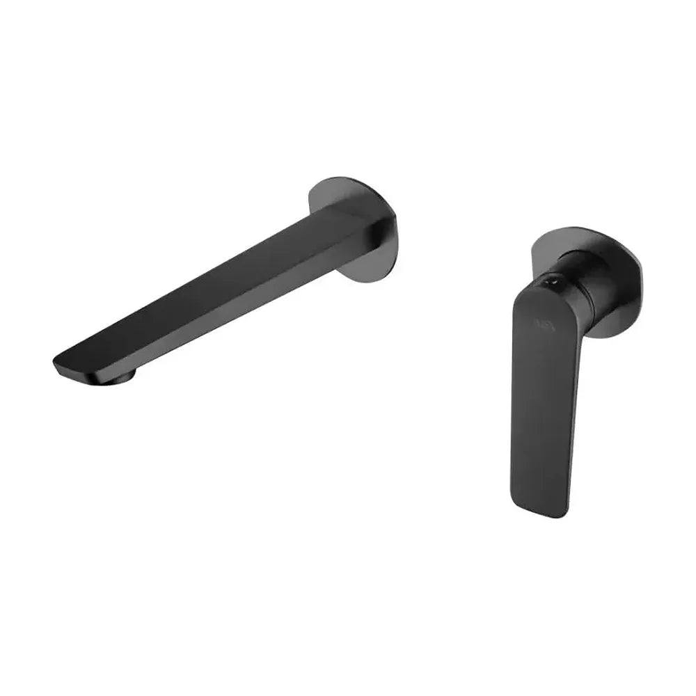 Grifo monomando empotrado para lavabo hecho de latón con acabado negro mate Napoles de Imex Imex