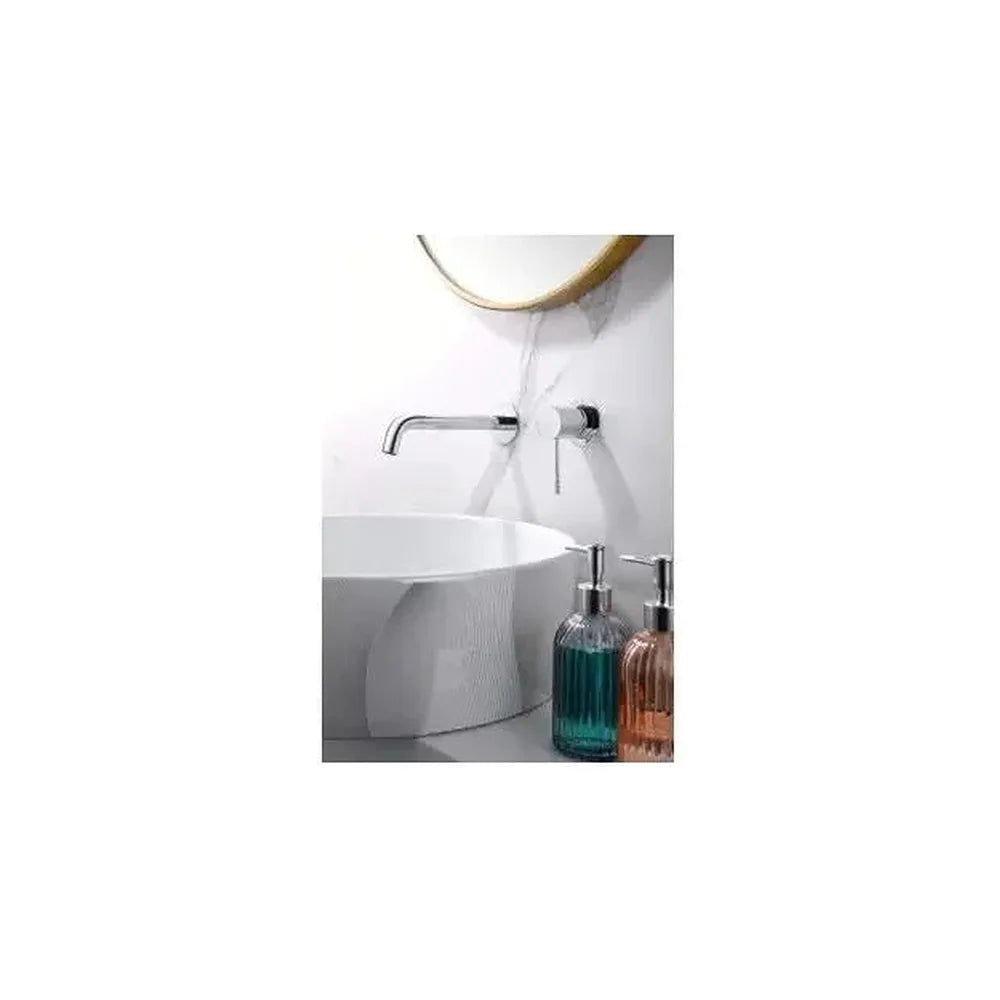Grifo monomando empotrado para lavabo hecho de latón con acabado cromado Genova de Imex Imex