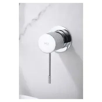 Vista principal de Grifo monomando empotrado para lavabo hecho de latón con acabado cromado Genova de Imex
