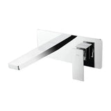 Single lever built in basin faucet made of brass with chrome finish Pisa by Imex