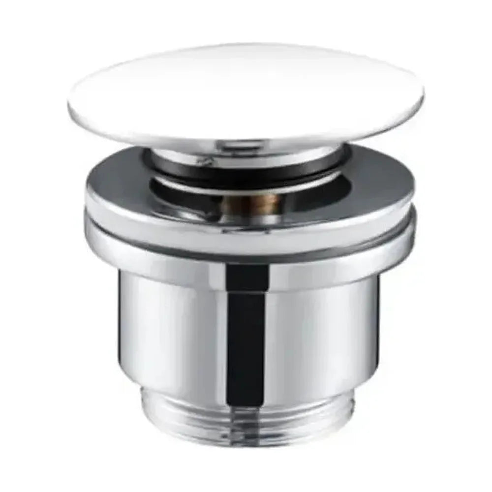 Plano de medidas y cotas técnicas de Grifo monomando moderno para lavabo en acabado oro cepillado de Imex