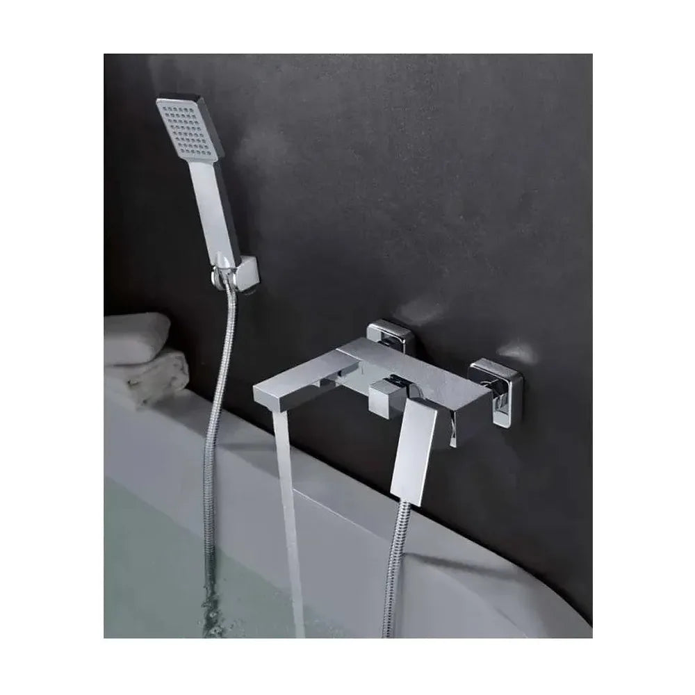 Vista principal de Grifo monomando para bañera o ducha fabricado en latón de acabado cromado Valencia de Imex