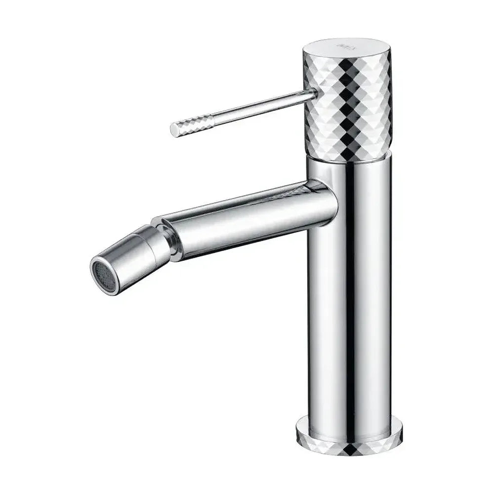 Grifo monomando para bidé con tecnología cold open hecho de latón con acabado cromado Genova de Imex Imex
