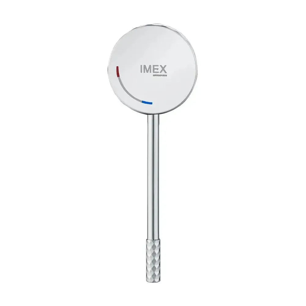 Vista principal de Grifo monomando para bidé con tecnología cold open hecho de latón con acabado cromado Genova de Imex