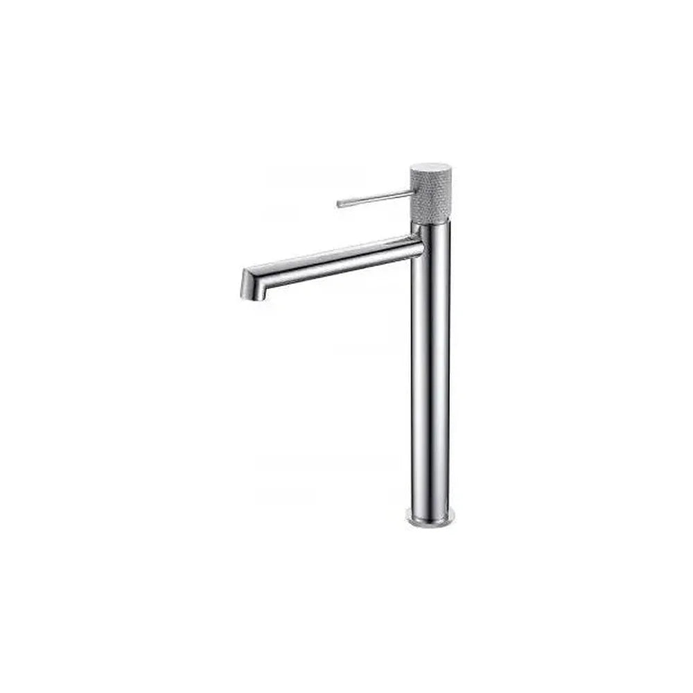 Grifo monomando para lavabo con un diseño de caño alto de acabado cromado Line de Imex Imex