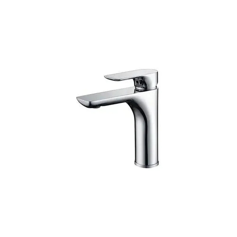Grifo monomando para lavabo de diseño moderno fabricado en latón de acabado cromado Nassau de Imex Imex