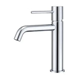 Grifo monomando para lavabo en latón con cartucho de 25 mm y acabado cromo Monza de Imex