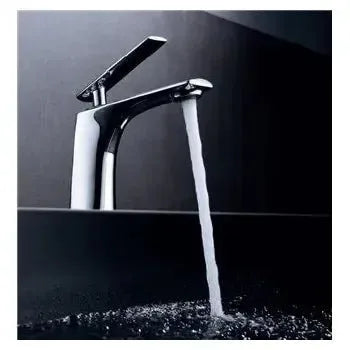 Vista principal de Grifo monomando para lavabo fabricado en latón con un acabado cromado Escocia de Imex