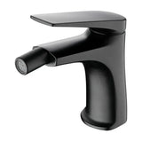IMEX DELOS BDD055-2BGM Mitigeur monocommande de bidet en laiton avec finition noire métallisée delos