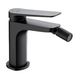 Bidet faucet single lever deck mounted brass matte black, Napoles by Imex