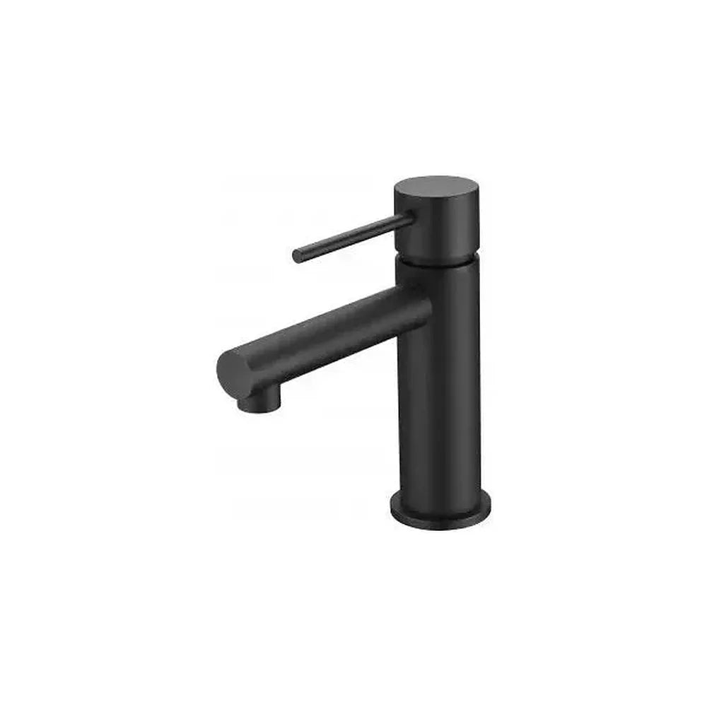 Grifo negro mate para lavabo fabricado en latón con discos de cerámica Milos de Imex Imex