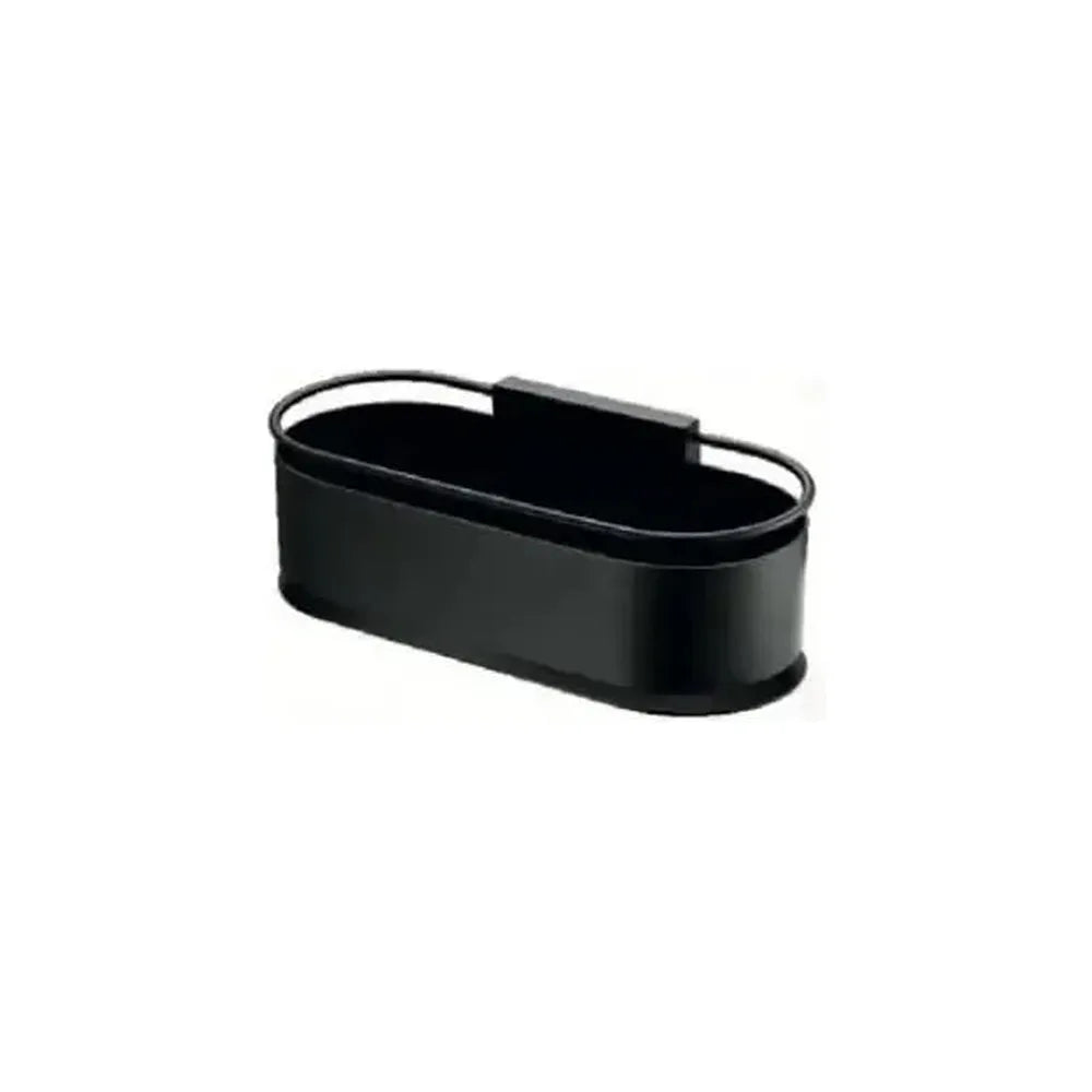 Jabonera frontal con diseño elegante de acero s304 con acabado negro mate Anga de Imex Imex