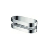 Front soap dish with rounded design 304 stainless steel chrome finish Nirmala by Imex