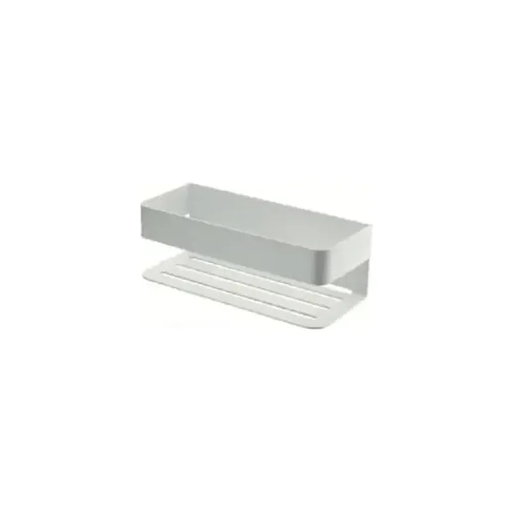Jabonera frontal de diseño elegante combinada en color blanco mate Mayura de Imex Imex