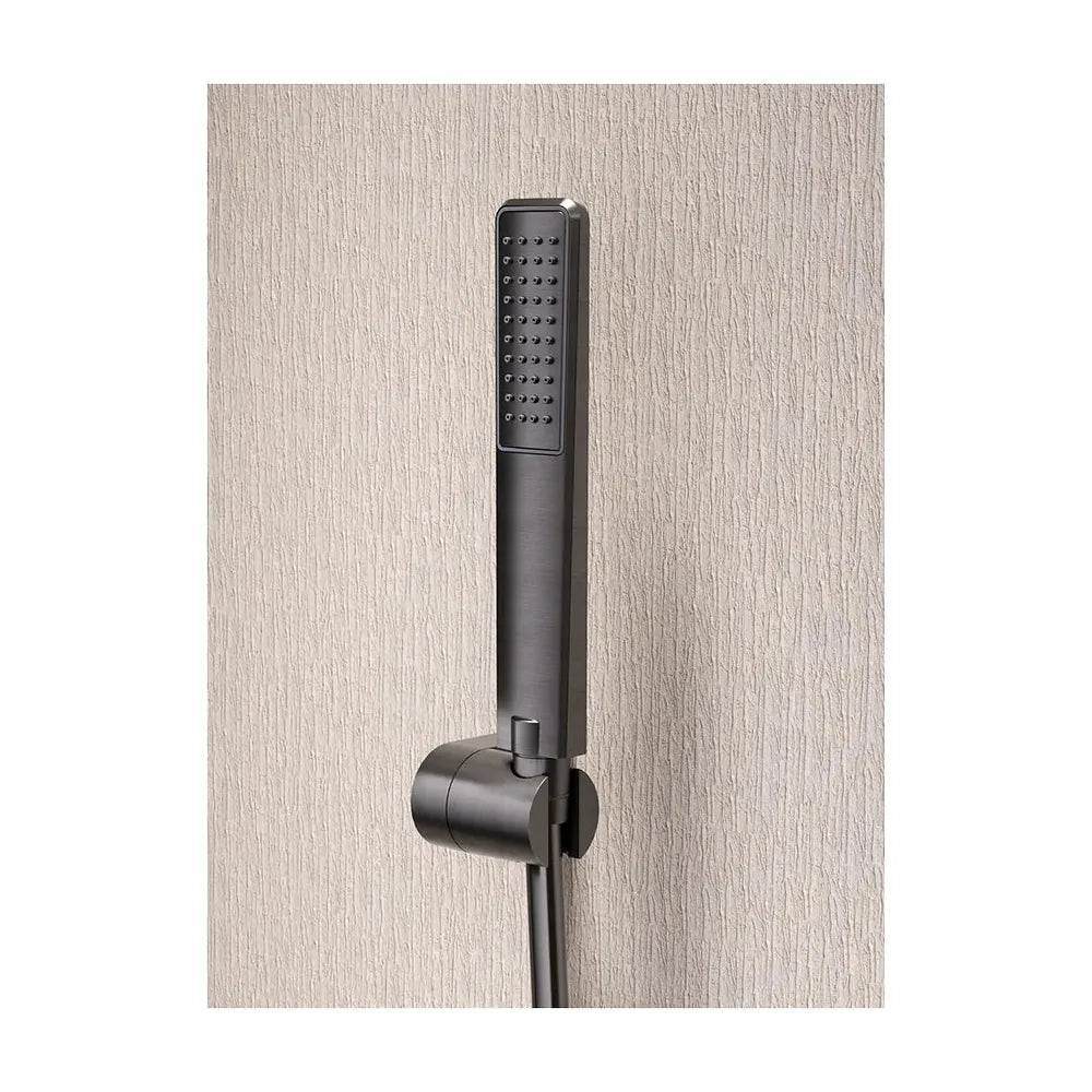 Vista en ángulo alternativo de Kit baño/ducha monomando Firenze black gun metal Imex