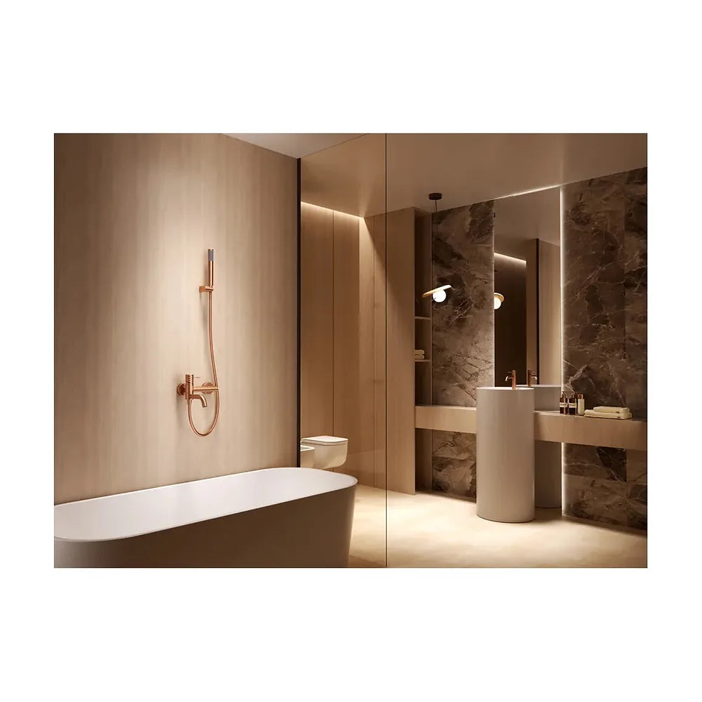 Vista principal de Kit baño/ducha monomando Genova black gun metal Imex