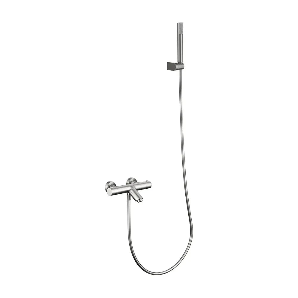 Kit baño/ducha termostatico Monza níquel cepillado Imex Imex