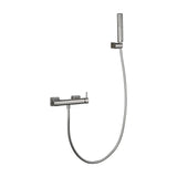 Kit ducha monomando Toscana níquel cepillado Imex