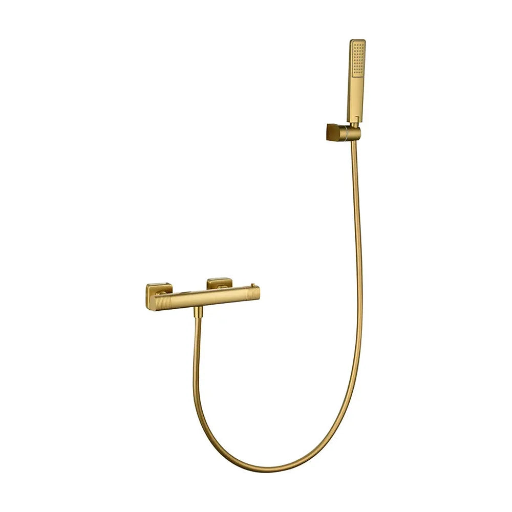 Kit ducha termostático Firenze oro cepillado Imex Imex