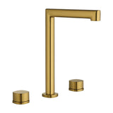 Lavabo bimando sobreencimera caño alto Firenze oro cepillado Imex