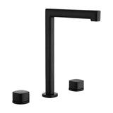 Lavabo bimando sobreencimera caño alto Toscana negro mate Imex