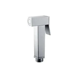 Handheld bidet sprayer with square design brass construction chrome finish by Imex