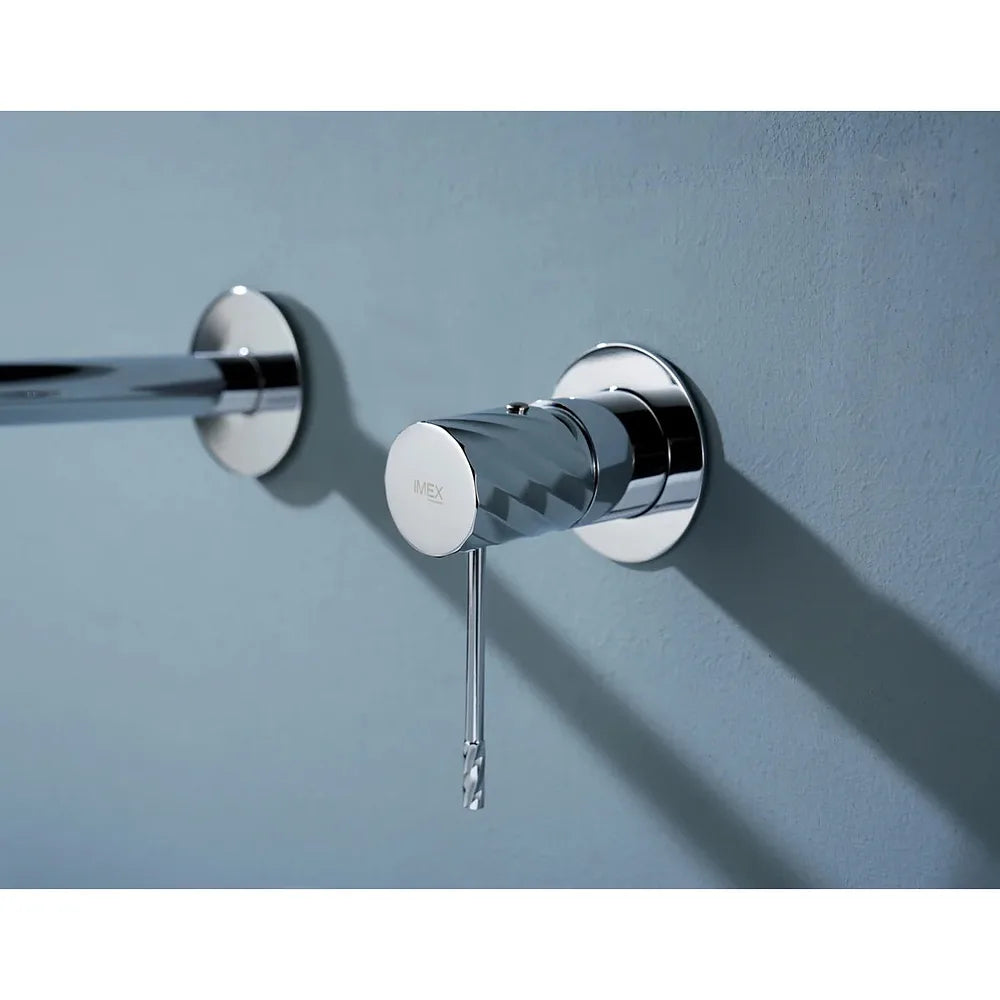 Plano o detalle técnico de Monomando empotrado lavabo Bless níquel cepillado Imex (vista 4)