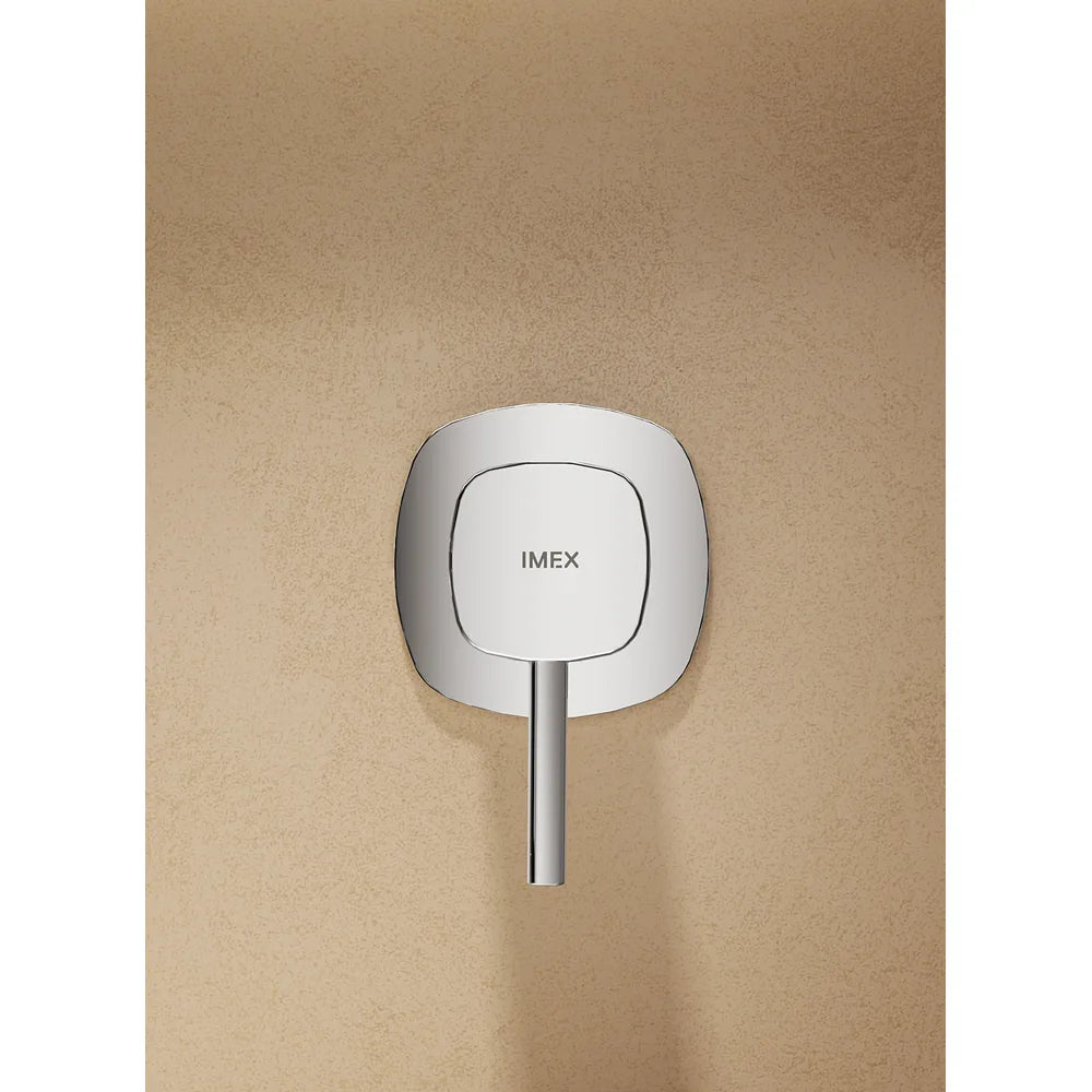 Plano o detalle técnico de Monomando empotrado lavabo Toscana oro rosa cepillado Imex (vista 4)