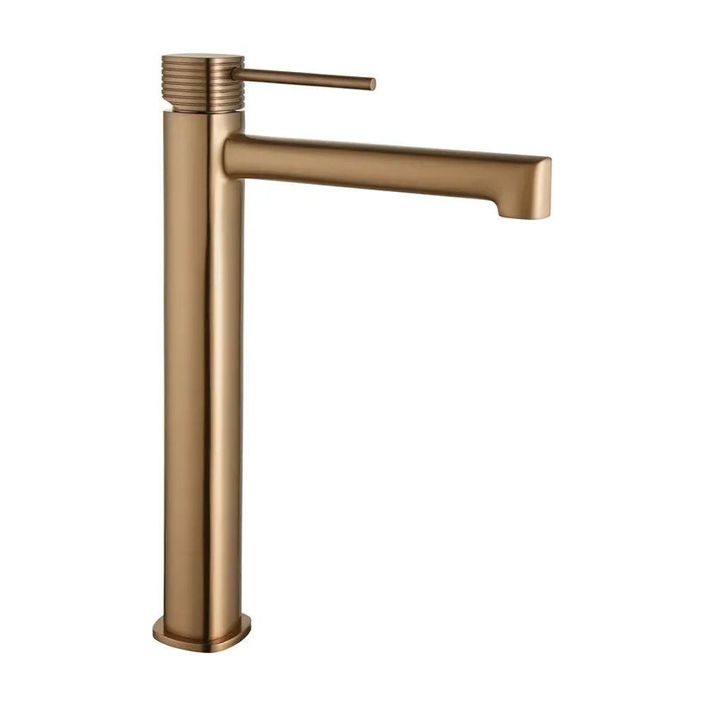 Monomando lavabo alto Firenze oro rosa cepillado Imex Imex